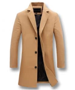 Alternative view of Fashion Men's Long Windproof Jackets