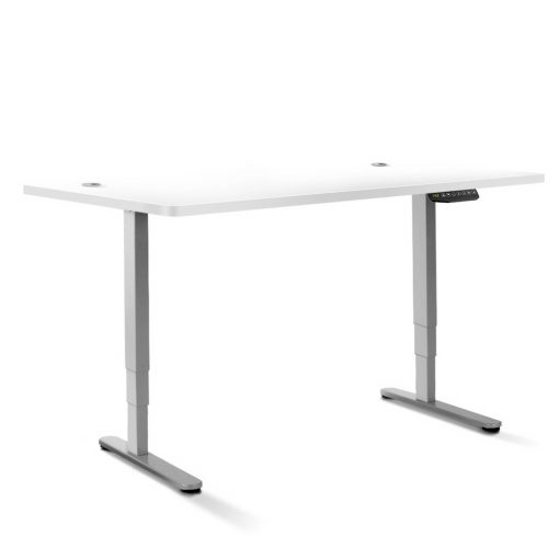Artiss Height Adjustable Standing Desk Sit Stand Motorised Electric Roskos III Grey White