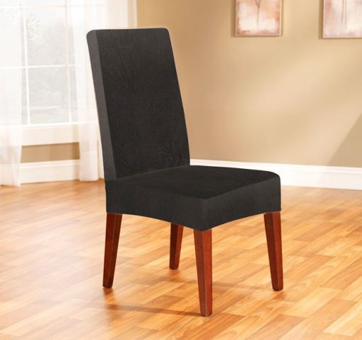 Pearson Dining Chair Cover in Ebony by Sure Fit