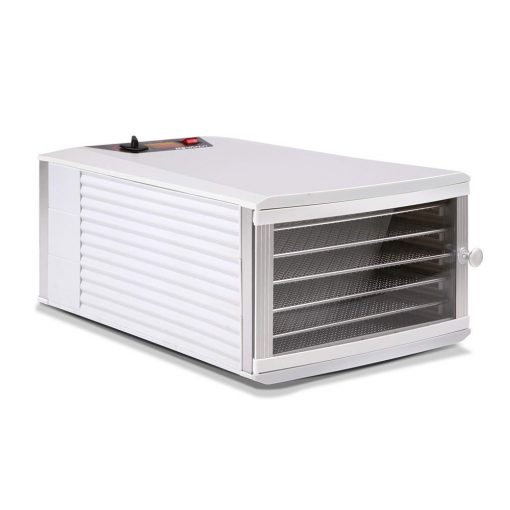 Devanti Stainless Steel Commercial Food Dehydrator with 6 Trays