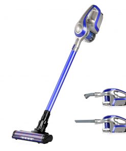 Devanti Cordless 150W Handstick Vacuum Cleaner - Grey and Blue
