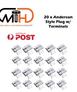 20x Anderson Style Plug connector 50AMP Caravan Trailer Solar 6AWG GREY