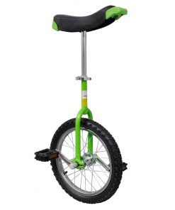 Green Adjustable Unicycle 16 Inch