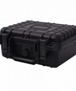 vidaXL Protective Equipment Case 27×24.6×12.4 cm Black