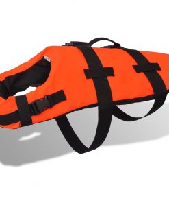 vidaXL Dog Rescue Vest M Orange